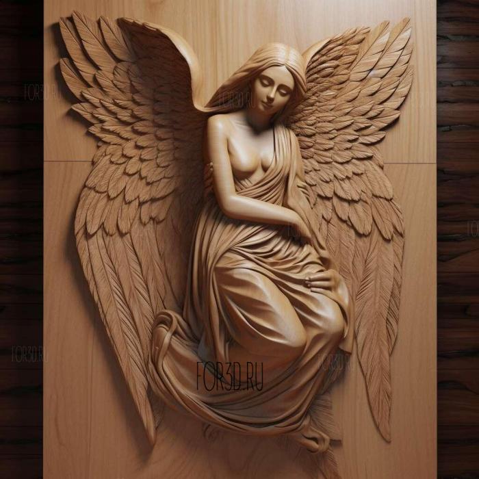 Angel A movie 1 stl model for CNC